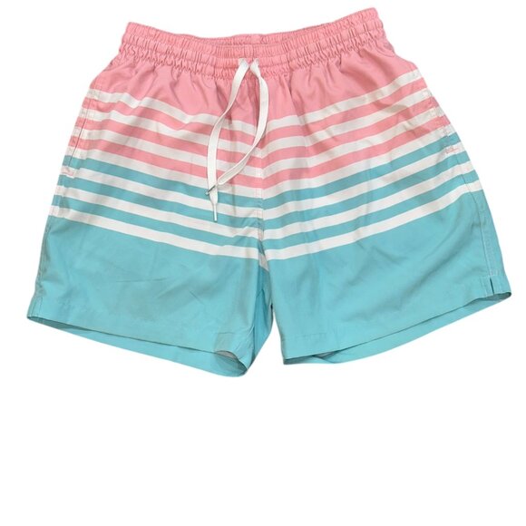 Chubbies 5.5" Swim Trunk Bathing Suit Elastic Drawstring Small‎ Ocean Beach Pool